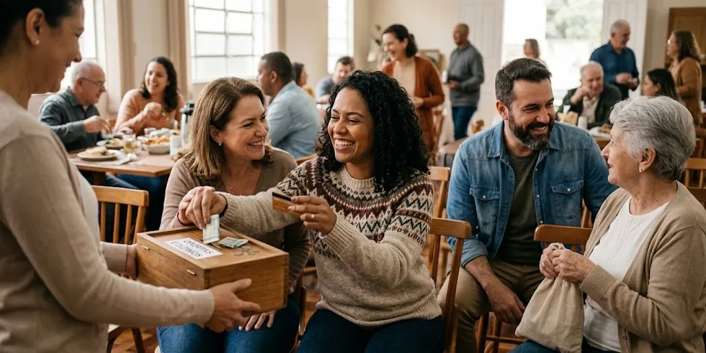 Ilustração sobre generosidade