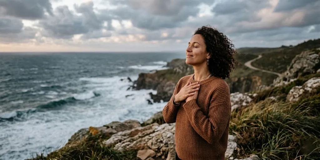 Ilustração sobre paz e confiança